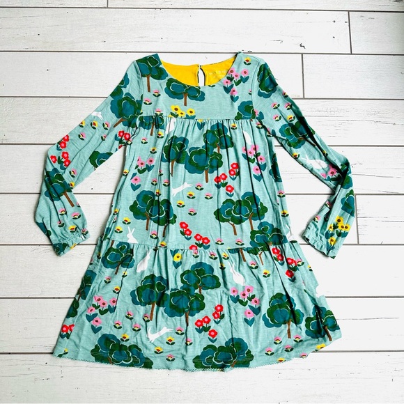 Mini Boden Nature Dress With Tights Size 9-10 Years - Picture 3 of 8